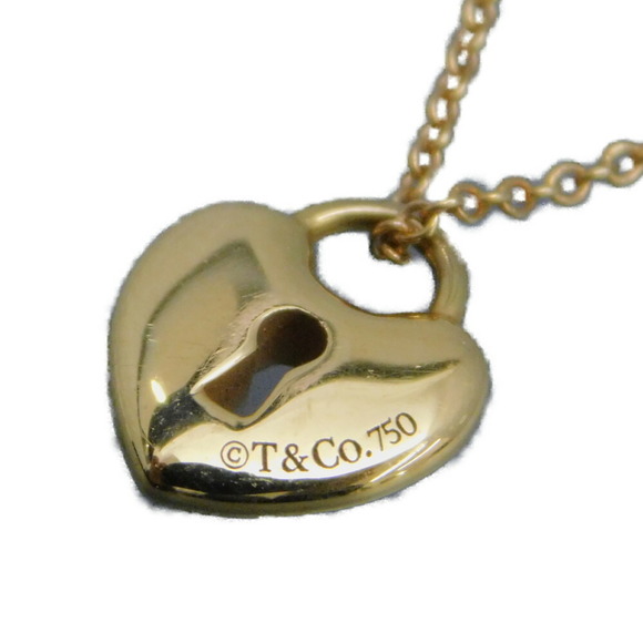 Tiffany Mini Heart Lock Necklace Gold - Picture 4 of 8
